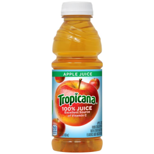 Tropicana 100  Juice Apple 15.2 Fl Oz Bottle