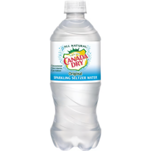 canada dry original sparkling seltzer water bottle  20 fl oz
