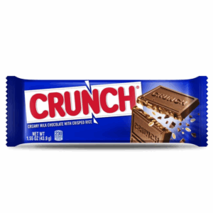 crunch creamy milk chocolate with crisped rice candy bar full size  1.55 oz