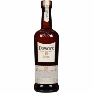 dewars 18 year old the vintage blended scotch whisky bottle  750 ml