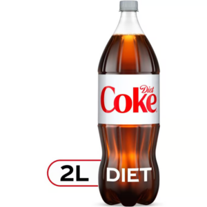 diet coke soda bottle  2 l