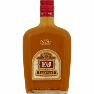 e  j very special 80 proof brandy bottle  375 ml
