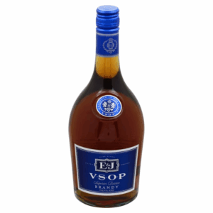 ej 80 proof vsop brandy bottle  750 ml