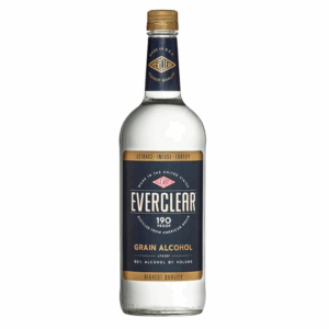 everclear 190 proof grain alcohol bottle  1 l