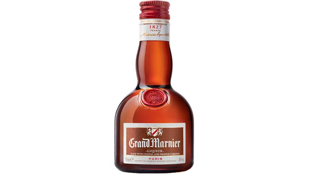 grand marnier 80 proof cordon rouge liqueur bottle  50 ml