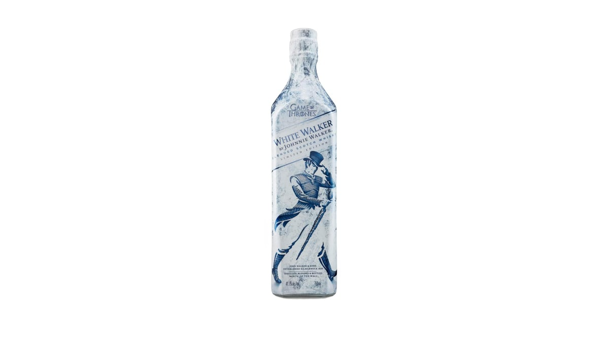 johnnie walker 83.4 proof limited edition white walker blended scotch whisky bottle  750 ml 2