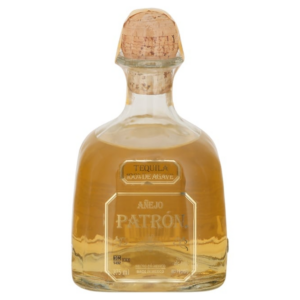 patron 80 proof anejo tequila bottle  50ml