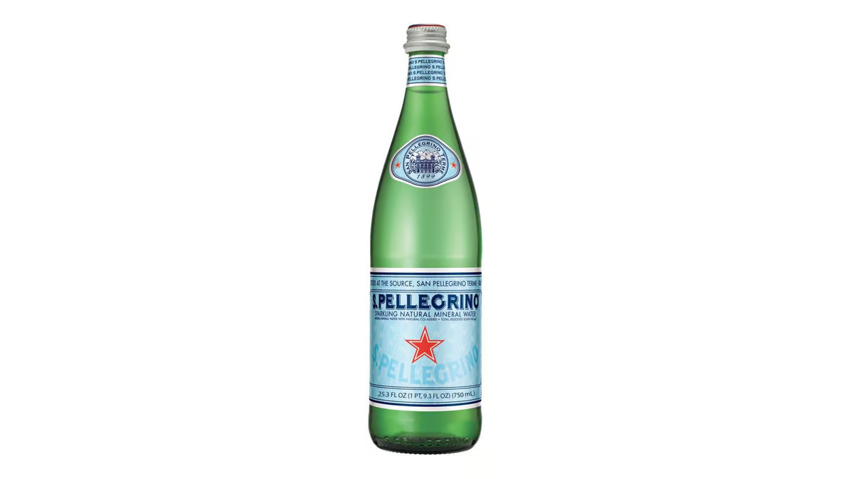 san pellegrino sparkling natural mineral water bottle  25.3 fl oz