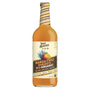tres agaves organic mango chili margarita mix bottle  1 l