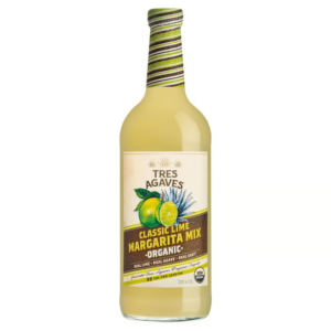 tres agaves organic real lime margarita mix bottle  1 l