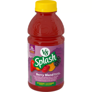 v8 splash berry blend flavored juice beverage bottle  16 fl oz